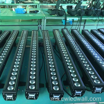24pcs 4in1 LED dinding mencuci bar pencahayaan luaran